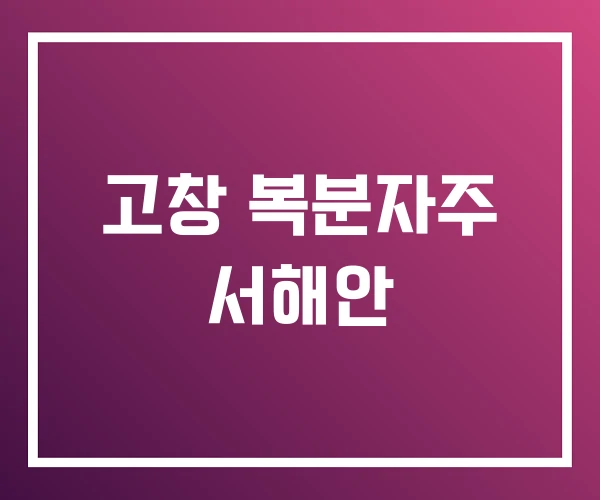 고창 복분자주 서해안 고창 복분자주 서해안