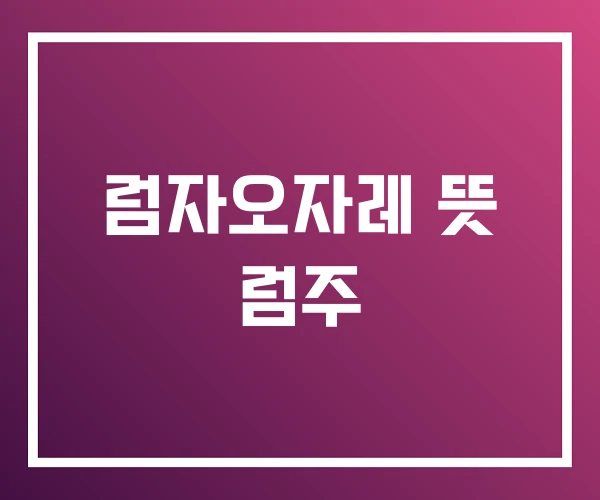 럼자오자레 뜻 럼주 럼자오자레 뜻 럼주