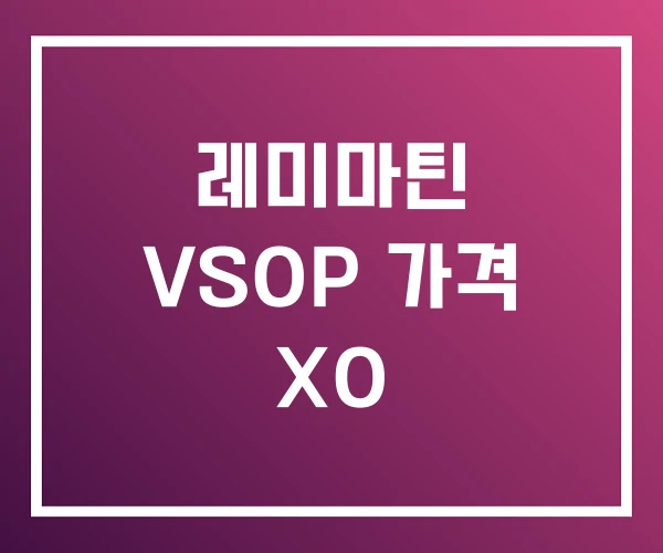 레미마틴 VSOP 가격 XO 레미마틴 VSOP 가격 XO