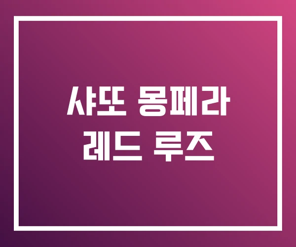 샤또 몽페라 레드 루즈