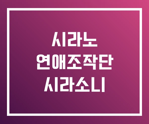 시라노 연애조작단 시라소니