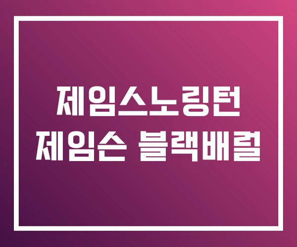 제임스노링턴 제임슨 블랙배럴 제임스노링턴 제임슨 블랙배럴