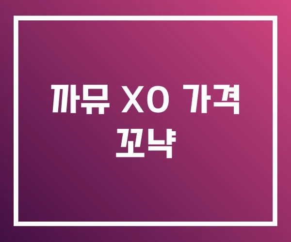 까뮤 XO 가격 꼬냑 까뮤 XO 가격 꼬냑