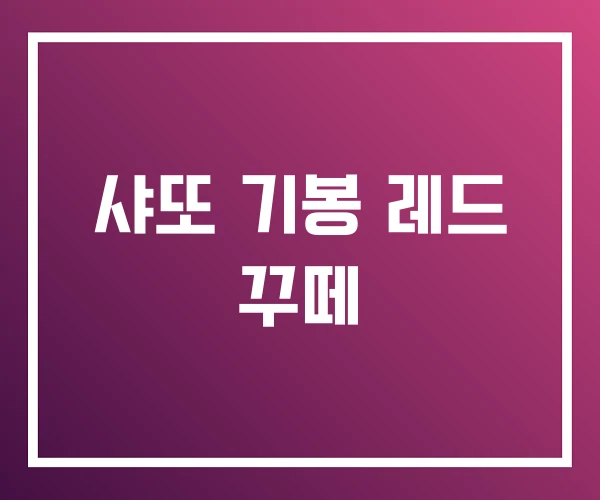 샤또 기봉 레드 꾸떼