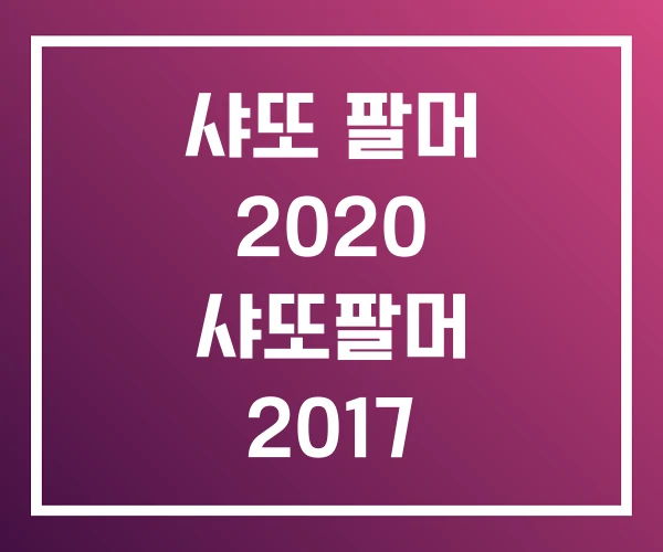 샤또 팔머 2020 샤또팔머 2017