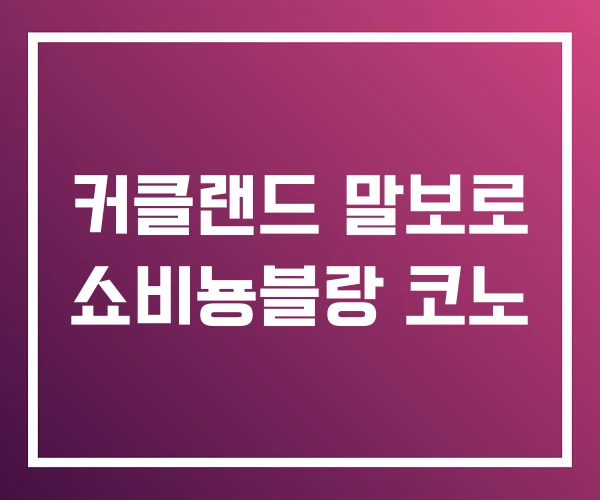 커클랜드 말보로 쇼비뇽블랑 코노