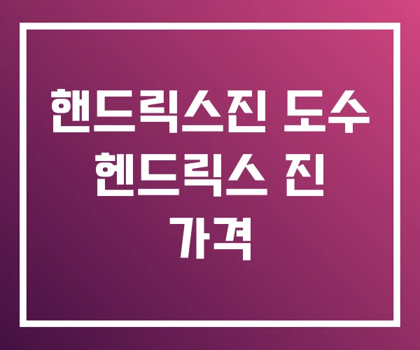 핸드릭스진 도수 헨드릭스 진 가격 핸드릭스진 도수 헨드릭스 진 가격
