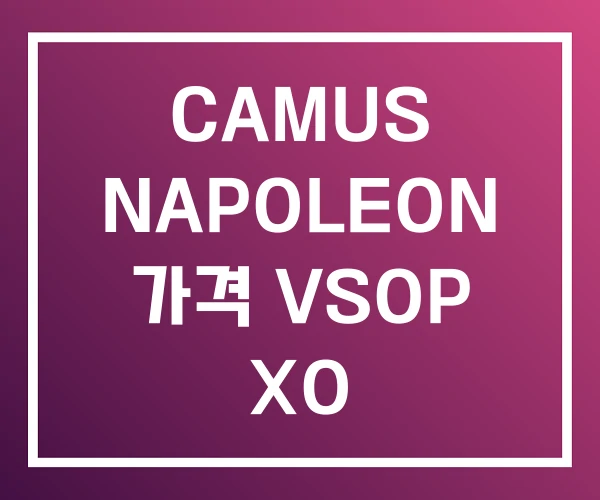 CAMUS NAPOLEON 가격 VSOP XO