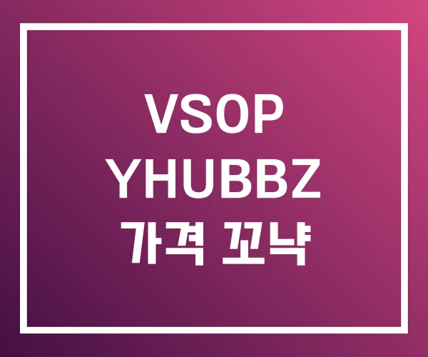 VSOP YHUBBZ 가격 꼬냑 VSOP YHUBBZ 가격 꼬냑
