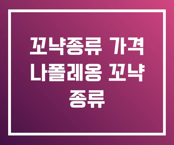 꼬냑종류 가격 나폴레옹 꼬냑 종류
