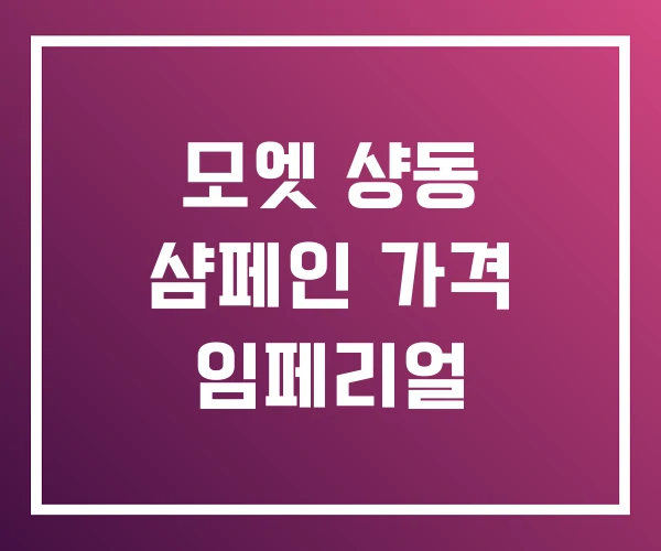 모엣 샹동 샴페인 가격 임페리얼 모엣 샹동 샴페인 가격 임페리얼