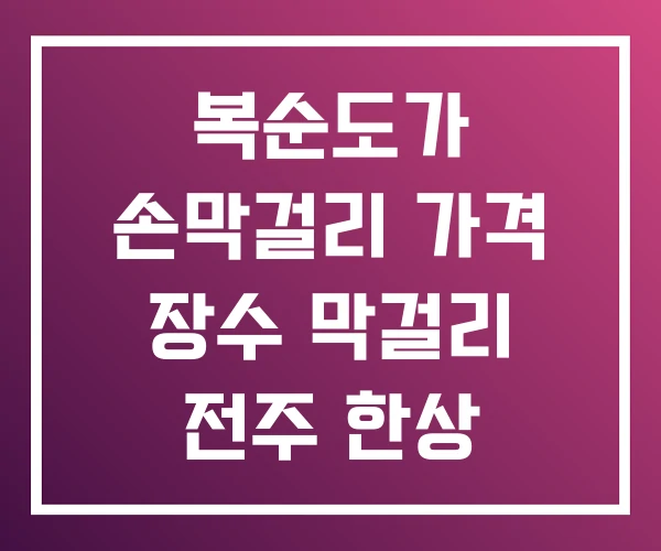 복순도가 손막걸리 가격 장수 막걸리 전주 한상 복순도가 손막걸리 가격 장수 막걸리 전주 한상