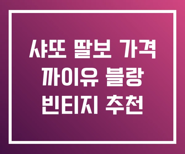 샤또 딸보 가격 까이유 블랑 빈티지 추천 샤또 딸보 가격 까이유 블랑 빈티지 추천