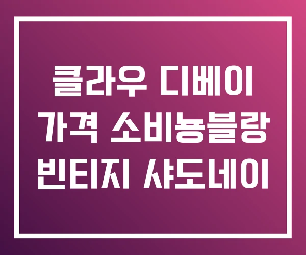 클라우 디베이 가격 소비뇽블랑 빈티지 샤도네이 클라우 디베이 가격 소비뇽블랑 빈티지 샤도네이